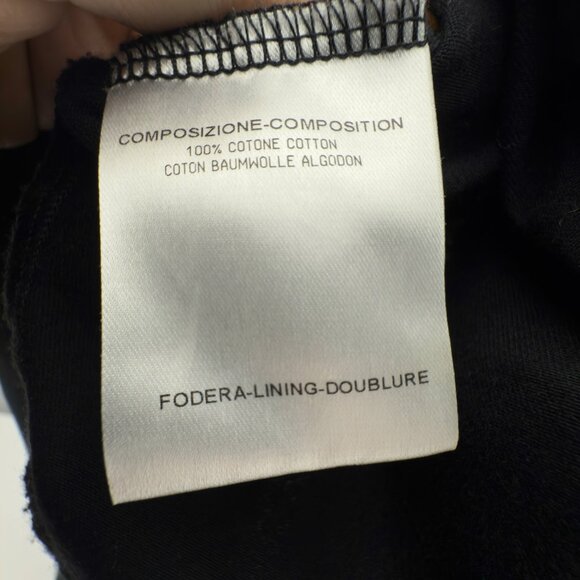 *RARE* ALEXANDER MCQUEEN Suede Skull Dark Green Appliqué Italy Black T-Shirt XL - Picture 5 of 6